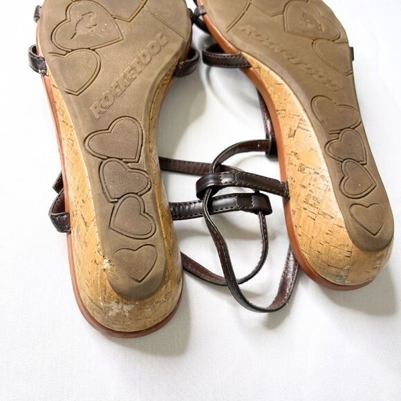 Rocket Dog Leather Cork Wedge Sandals - Picture 11 of 13